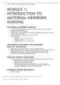 Exam 1: NRSG 3302 – Maternal and Newborn Nursing Module 1 latest 2022 graded a plus