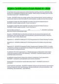 AQSA Certification Exam Rated A&plus; 2024