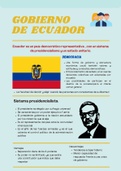 gobierno de ecuador