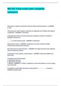 NR 307 Final exam with complete solutions
