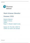 Pearson Edexcel GCSE In History &lpar;1HI0&rpar; Paper 3&colon; Modern depth study