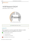 N108 Nursing Research Elsevier Adaptive Quizzing  #1