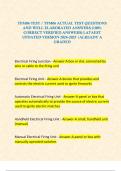 TFM06 TEST &sol; TFM06 ACTUAL TEST QUESTIONS AND WELL ELABORATED ANSWERS &lpar;100&percnt; CORRECT VERIFIED ANSWERS&rpar; LATAEST UPDATED VERSION 2024-2025 &vert;ALREADY A GRADED
