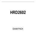 HRD2602 EXAM PACK 2021
