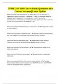 DFMC 24A Mid-Course Study Questions with Correct Answers&vert; Latest Update