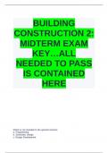 BUILDING CONSTRUCTION EXAMINATIONS COMPILED BUNDLE