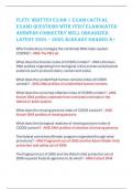 FLETC WRITTEN EXAM 1 EXAM &lpar;ACTUAL  EXAM&rpar; QUESTIONS WITH VERY ELABORATED  ANSWERS CORRECTRY WELL ORGANIZED  LATEST 2024 &ndash; 2025 ALREADY GRADED A&plus;
