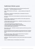 Healthstream Module quizzes&period; Questions & 100&percnt; Verified Correct Answers with complete solutions &lpar;Latest update 2024 2025