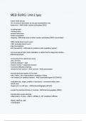 MED SURG Unit 2 quiz&period; Questions & 100&percnt; Verified Correct Answers with complete solutions &lpar;Latest update 2024 2025