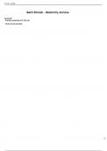 Mark Klimek - Maternity lecture Questions With Correct Answers&period;&lowbar;&period;pdf