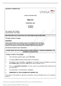 MRL3701 Examination - 7 October 2021 - Insolvency Law (Exampack )