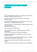 CSCE&lowbar;osce exam with complete solutions&period;