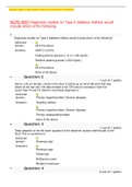 NURS 6565 Diagnostic studies for Type II diabetes mellitus would include which of the following Grade A Plus