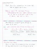 Class notes Precalculus (Math1113) 