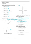 Class exam review  Precalculus (Math1113) 