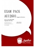 AUI2601 - PAST EXAM PACK SOLUTIONS (2021 - 2015) & BRIEF NOTES 2021
