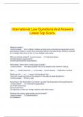  International Law Questions And Answers Latest Top Score&period;