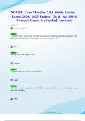  NCCER Core Modules 7&comma;8&comma;9 Study Guides &lpar;Latest 2024&sol; 2025 Update&rpar; Qs & As&vert; 100&percnt; Correct&vert; Grade A &lpar;Verified Answers&rpar;