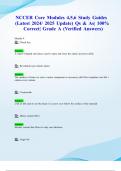 NCCER Core Modules 4&comma;5&comma;6 Study Guides &lpar;Latest 2024&sol; 2025 Update&rpar; Qs & As&vert; 100&percnt; Correct&vert; Grade A &lpar;Verified Answers&rpar;