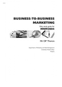 MNM2604_Business to business marketing