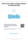 How to buy notes on Stuvia without a credit card (SA)