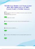 NCCER Core Modules 1&comma;2&comma;3 Exams &lpar;Latest 2024&sol; 2025 Update&rpar; Qs & As&vert; 100&percnt; Correct&vert; Grade A &lpar;Verified Answers&rpar;