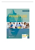 TEST BANK FOR PRIMARY CARE ART AND SCIENCE OF ADVANCED PRACTICE NURSING – AN INTER-PROFESSIONAL APPROACH 5TH EDITION - DUNPHY