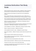 Louisiana Landscape Horticulture A-M Exam Questions And Answers graded A&plus; 2024&sol;2025 &lpar;ALL BUNDLED HERE&excl;&excl;&excl;&rpar;