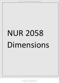 NUR 2058 Dimensions Of Nursing Final Exam&period;