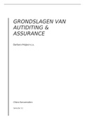 Samenvatting Grondslagen van Auditing en Assurance, GRC- GR semester 3.1 leerjaar 3 