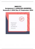 MNE3701 Assignment 3 &lpar;VERIFIED ANSWERS&rpar; Semester 2 2024 Due 27 September 2024