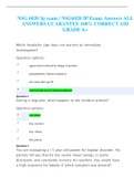 NSG 6020 3p exam &sol; NSG6020 3P Exam&semi; Answers ALL ANSWERS GUARANTEE 100&percnt; CORRECT AID GRADE A&plus;