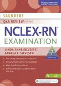 SAUNDERS QUESTIONS AND ANSWERS A REVIEW FOR THE NCLEX-RN® EXAMINATION BY LINDA ANNE SILVESTRI ANGELA SILVESTRI