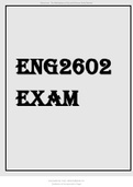 ENG2602 EXAM ANSWERS NOV 2020