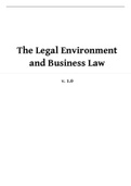FIN 3400 The Legal Environment And Business Law Complete Study Guide
