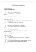 NR 283 Exam 2 Concept Review