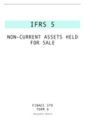 IFRS 5: Non-current assets