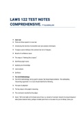 Laws 122 Test Notes Comprehensive