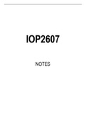 IOP2607 Summarised Study Notes