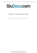MNB1501 - Summary (Exam Prep)