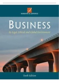 Business: Its Legal, Ethical, and Global Environment 10th Edition
