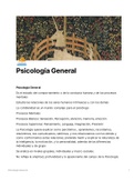 Psicología General - Apuntes