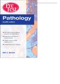 PATHOLOGY PRETEST SELF-ASSESSMENT AND REVIEW (PRETEST SERIES) BY EARL J. BROWN
