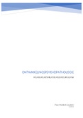 Samenvatting Ontwikkelingspsychopathologie bij kinderen en jeugdigen, ISBN: 9789046904947  Ontwikkelingspsychopathologie Bij Kinderen En Jeugdigen