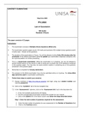 PVL3702 - LAW OF CONTRACT -ASSIGNMENT MEMO PACK