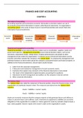 Summary Finance and accounting CH1 - CH3
