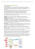 Samenvatting PPH-30806 | Plant Plasticity And Adaptation