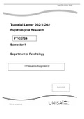 Psychological Research Semester 1