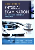 Ball&colon; Seidel&rsquo;s Guide to Physical Examination&comma; 9th Edition test bank questions and answers 