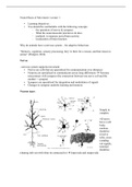 Lecture notes &lpar;lecture 1&rpar; The Neural Basis of Movement  